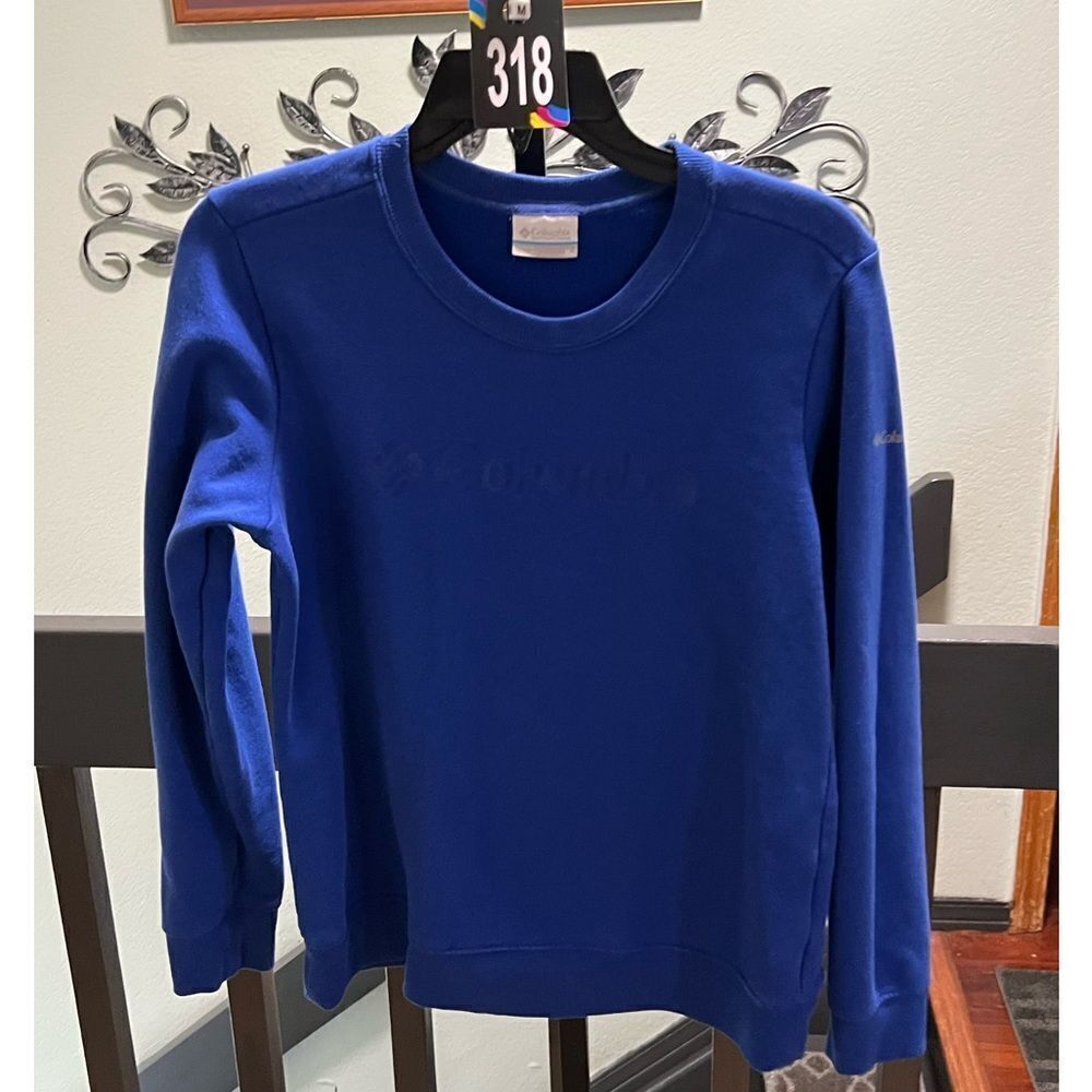 EUC Columbia Blue Sweatshirt Size Medium #318